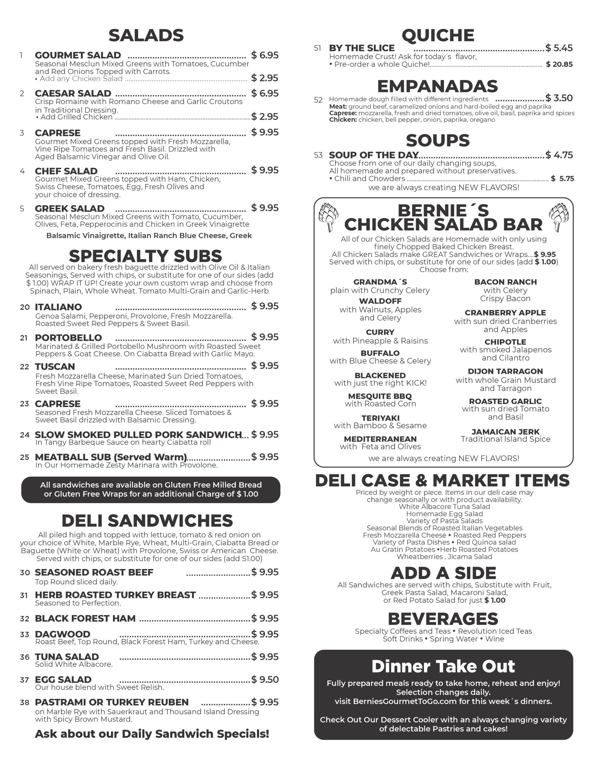 Regular menu(1)